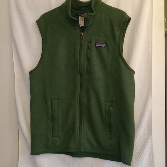 Mens Large dark green Patagonia vest - Picture 1 of 4